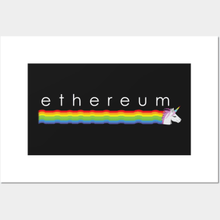 Ethereum Unicorn Posters and Art